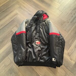 Starter vintage Chicago bulls jacket hooded men’s XL 90’s